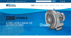Desktop Screenshot of nexco.com.br