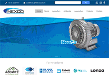 Tablet Screenshot of nexco.com.br